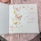 Іменна книга побажаннь "Метелики ", рожево-білий колір - зображення 3
