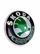 Эмблема значок логотип Skoda на капот багажник зелёная 90мм 5J0853621AAUL 1U0853621CMEL 1ST853630AAUL 3U0853621BMEL - изображение 1