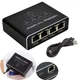 Сплітер мережевий Ethernet RJ45 1000 Мбіт/с активний, 1 на 4, з живленням Type-C 78821 - изображение 2