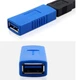 З'єднувач USB 3.0 Type-A мама-мама для подовження кабелю 77340 - изображение 1