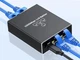 Спліттер Ethernet RJ45 гігабітний 1 на 3, 1000 Мбіт/с, активний з живленням Type-C 78710 - изображение 1