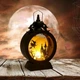 Світильник Хелловін 17 см LED ліхтар-нічник Halloween декор для дому на батарейках Wind Night Light - зображення 1