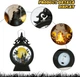 Світильник Хелловін 17 см LED ліхтар-нічник Halloween декор для дому на батарейках Wind Night Light - зображення 4