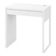 Письмовий стіл, білий, 73x50 см IKEA MICKE 302.130.76 - зображення 1