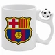 Чашка с мячиком и печатью "FC Barcelona/ФК Барселона" (цвет белый) (48068) - изображение 2