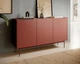 Комод Perfect Home Колор/Color K144 3-дверний Керамік ред - зображення 1