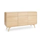 Комод Perfect Home Helion KSZ160 160x39x84 см дуб Віченца 3 дверцята 3 ящики Perfect Home - зображення 1