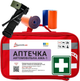 Аптечка медицинская автомобильная Poputchik АМА-1 согласно ДСТУ 3961-2000 с турникетом «Днепр» и шинами иммобилизационными мягкий футляр (02-097-М) - изображение 1