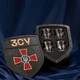 Набор хрустальных стаканов VSKLO Шеврон большой 4 шт 340 мл (а520314) - изображение 2