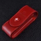 Чохол для ножів Victorinox шкіряний червоний 84-91 мм на кнопці (4.0520.1) - зображення 3