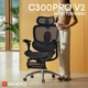 Кресло офисное Sihoo DORO C300 PRO V2 с подставкой для ног Black (C300-PRO-V2-B101-JT) - изображение 5