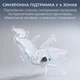 Кресло офисное Sihoo DORO C300 PRO V2 с подставкой для ног Black (C300-PRO-V2-B101-JT) - изображение 9