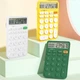 Настольный калькулятор AB-JS10 зеленого цвета, 14х8.6 см, на батарейках / Электронный калькулятор / Офисный аксессуар - изображение 2