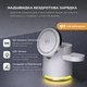Qi2 Бездротова зарядка док-станція C16, Magsafe магнітна 4в1, для iPhone/Android, смарт годинників, навушників, функція нічника - Білий - зображення 5