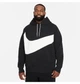 Кофта мужская Nike M Nsw Swoosh Tch Flc Po Hd M Чорний DD8222-010 - изображение 7