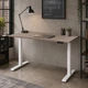 Стіл Space 2 електричним регулюванням висоти Ferrum-decor 75x100x67 Білий метал ДСП Дуб Кремона Канолло 16 мм (SPACE2010) - зображення 4