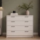 Комод Doros Ронді Кашемір 4 шухляди 100х40х82 (41516304) (DRS-012203) - зображення 3