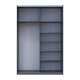 Шкаф купе Doros G-Caiser Антрацит 2 Зеркала / 3 части 160х60х240 (42005409) (DRS-012242) - изображение 4