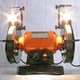 Точильний верстат WorkMan TLG200VL 200 мм 550 Вт 1990-2976 об/хв - зображення 7