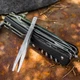 Нож складной Мультитул Ruike Trekker LD21-B Черный 12 функций G-10 114 мм (LD21-B) - изображение 2