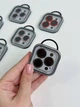 Защитное стекло на камеру Diamonds Lens (iPhone 12 Pro Max, Black) - изображение 2
