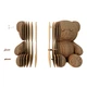Картонный конструктор Cartonic 3D Puzzle Teddy Bear, CARTTEDDY - изображение 6