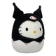 Мягкая игрушка Squishmallows Хеллоу Китти в образе Куроми 20 см, SQSN00388 - изображение 3
