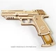 Механический 3D пазл Ukrainian Gears Пистолет Вольф-01, 70047 - изображение 3