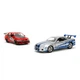 Набір машинок Jada Toys Форсаж Mitsubishi Lancer та Nissan Skyline GT-R 2 шт 253202019 - зображення 5
