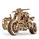 Механический 3D пазл Ukrainian Gears Мотоцикл Scramber с коляской, 70137 - изображение 3