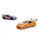 Набір машинок Jada Toys Форсаж Nissan Silvia S15 та Toyota Supra 2 шт 253202017 - зображення 5