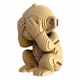 Картонный конструктор Cartonic 3D Puzzle Monkeys Trio - изображение 5