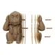Картонный конструктор Cartonic 3D Puzzle Monkeys Trio - изображение 7