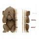 Картонный конструктор Cartonic 3D Puzzle Monkeys Trio - изображение 8