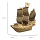 Картонный конструктор Cartonic 3D Puzzle Pirate Ship, CARTSHIP - изображение 5
