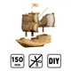 Картонный конструктор Cartonic 3D Puzzle Pirate Ship, CARTSHIP - изображение 7