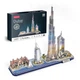 Пазл 3D CubicFun City Line Дубай с LED-подсветкой, L523H - изображение 1