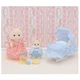 Набор Sylvanian Families 5433 Мама-кошка с малышом и колыбелью, 5433 - изображение 3