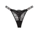 Трусики чорні мереживні стрінги зі стразами Very Sexy Shine (М) Victoria's Secret - изображение 3