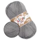 Пряжа Alize Bella 100, Угольно-серый №87, хлопковая пряжа для вязания, 100 г/360 м, натуральная пряжа для летней одежды, игрушек, аксессуаров - изображение 1