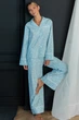 Forli Пижамный костюм из хлопка с кружевом Margaret XL/XXL Голубой HL0073-86-69_XL/XXL - изображение 1
