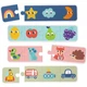 Лото деревянные фигурки Tooky Toy TH324 - изображение 5