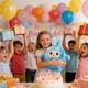 Интерактивная мягкая игрушка BB1882F-89 синяя с искусственным интеллектом • Говорящая AI-игрушка с LED-глазами для детей 57864 - изображение 6