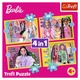 Пазл Trefl Barbie Веселий світ Барбі 4 в 1 (35, 48, 54, 70) (5900511346268) TREFL 5900511346268 1062368 - зображення 6