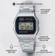 Мужские наручные часы Casio A158WA-1D Silver - изображение 11