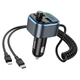 Автомобільний адаптер ФМ передавач HOCO E74 Energy car BT FM transmitter - зображення 4