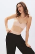 Бюстгальтер бандо пуш ап со съемными бретелями H&M Microfiber Bandeau телесный 85C (1223360) - изображение 5
