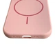 Чохол Silicone Case MagSafe для Apple iPhone 17 рожевий (магнітне кільце, мікрофібра) - зображення 6