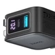 АЗП Hoco Z67A Triunfar PD45W+QC3.0 total 60W with retractable cables (1USB-A/2C/1L) Metal gray - зображення 3