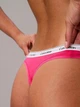 Набор трусиков танга женских хлопковых Calvin Klein 114721253 S 3 шт Белый/Розовый/Бордовый (1161922684) - изображение 5